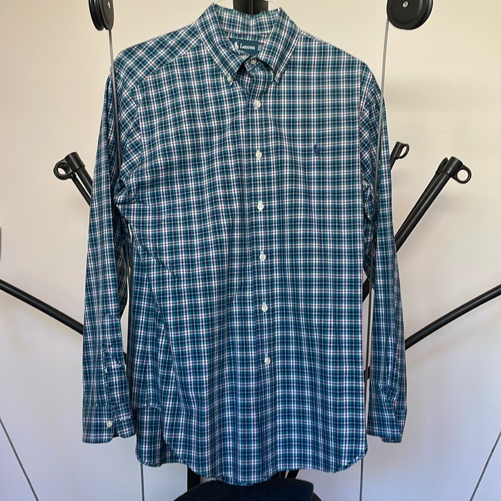 Ralph Lauren poplin casual long sleeve shirt